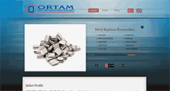 Desktop Screenshot of ortammetal.com